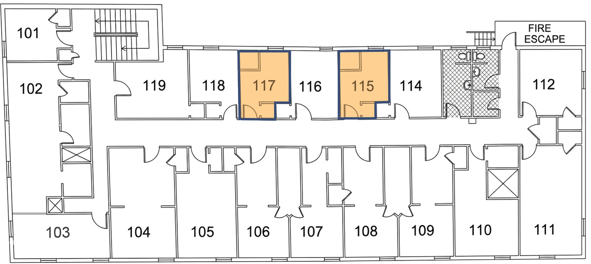 76 Broadway, Denver, CO à louer Plan d’étage– Image 1 sur 1