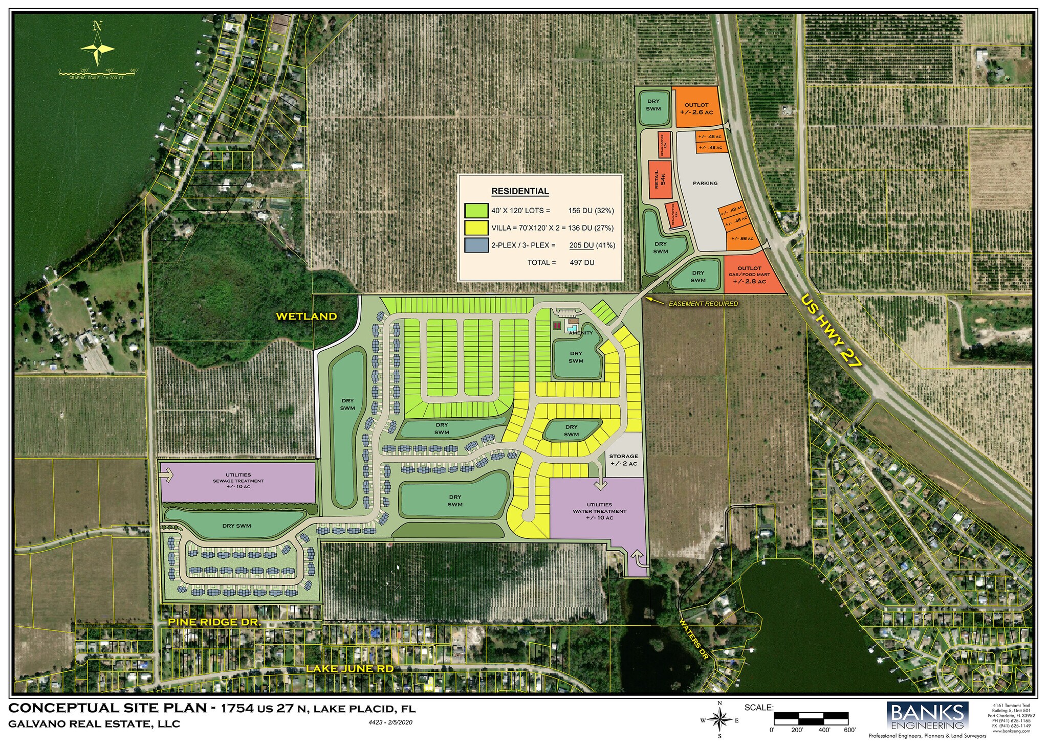 1754 US 27, Lake Placid, FL à vendre Plan de site– Image 1 sur 2