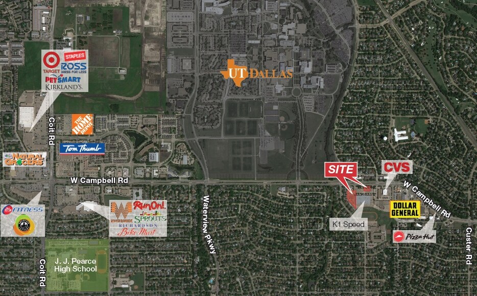 677 W Campbell Blvd, Richardson, TX à louer - Aérien – Image 2 sur 3