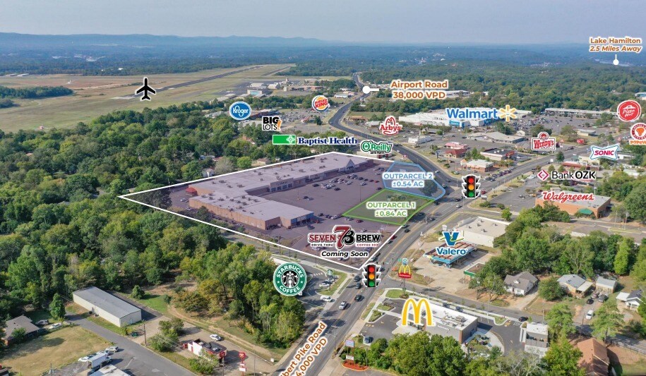Albert Pike Road & Airport Rd, Hot Springs National Park, AR à louer - Photo de l’immeuble – Image 2 sur 2