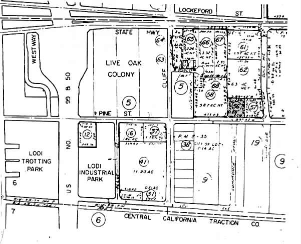 1351 E Pine St, Lodi, CA à louer - Plan cadastral – Image 2 sur 5