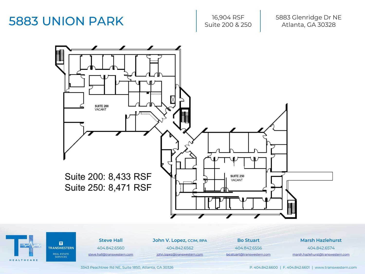 5883 Glenridge Dr NE, Atlanta, GA à louer Plan d’étage– Image 1 sur 1