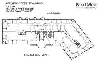 6183 Paseo del Norte, Carlsbad, CA à louer Plan d’étage– Image 1 sur 1