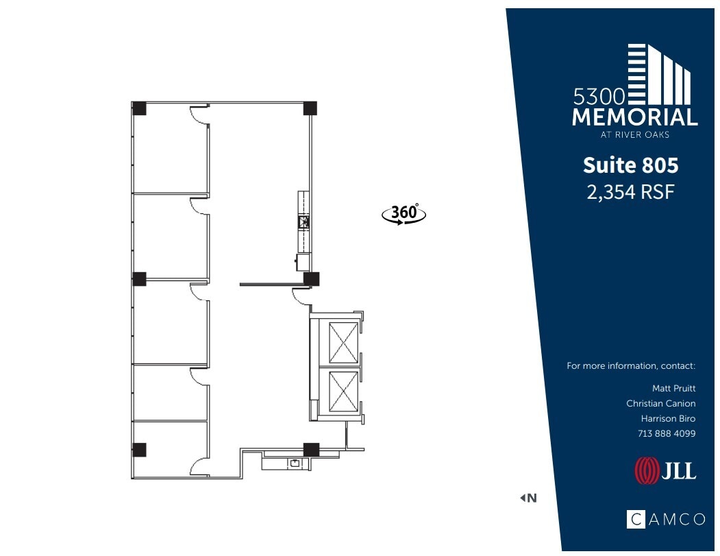5300 Memorial Dr, Houston, TX à louer Plan d’étage– Image 1 sur 1
