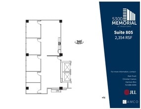 5300 Memorial Dr, Houston, TX à louer Plan d’étage– Image 1 sur 1