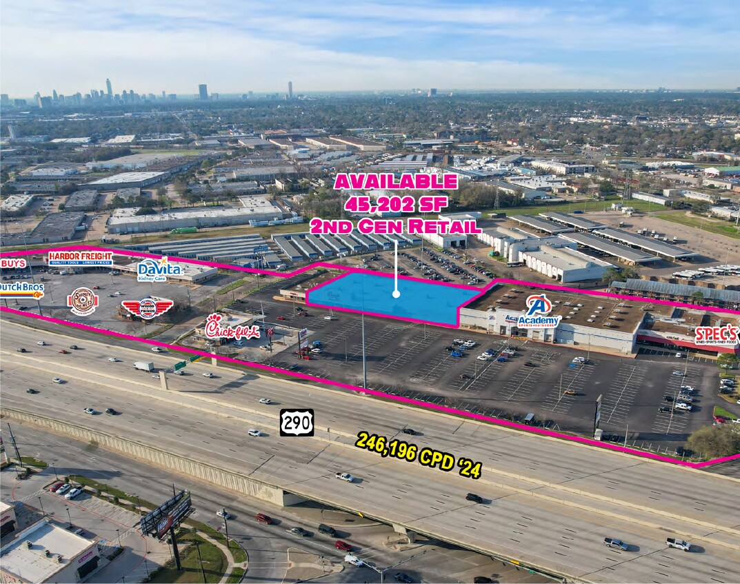 10903-10999 Northwest Fwy, Houston, TX à louer Photo principale– Image 1 sur 6