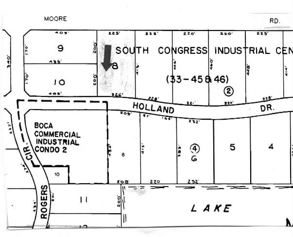 1161 Holland Dr, Boca Raton, FL à louer - Plan cadastral – Image 3 sur 3