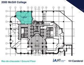 2000 Av McGill College, Montréal, QC à louer Plan d’étage– Image 1 sur 1