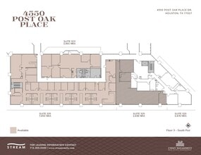 4550 Post Oak Place Dr, Houston, TX à louer Plan d’étage– Image 1 sur 1