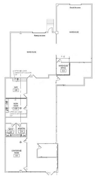 4045-4113 Vincennes Rd, Indianapolis, IN à louer - Plan d’étage – Image 2 sur 4