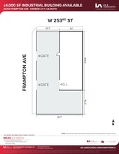 25310 Frampton Ave, Harbor City, CA à louer Plan de site– Image 1 sur 2