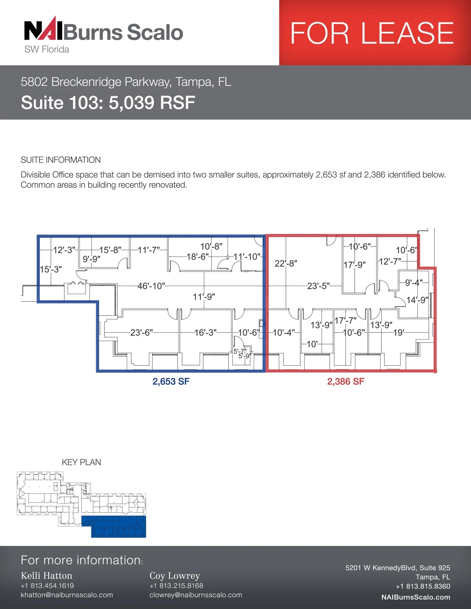 5802 Breckenridge Pky, Tampa, FL à louer Plan d’étage type– Image 1 sur 1