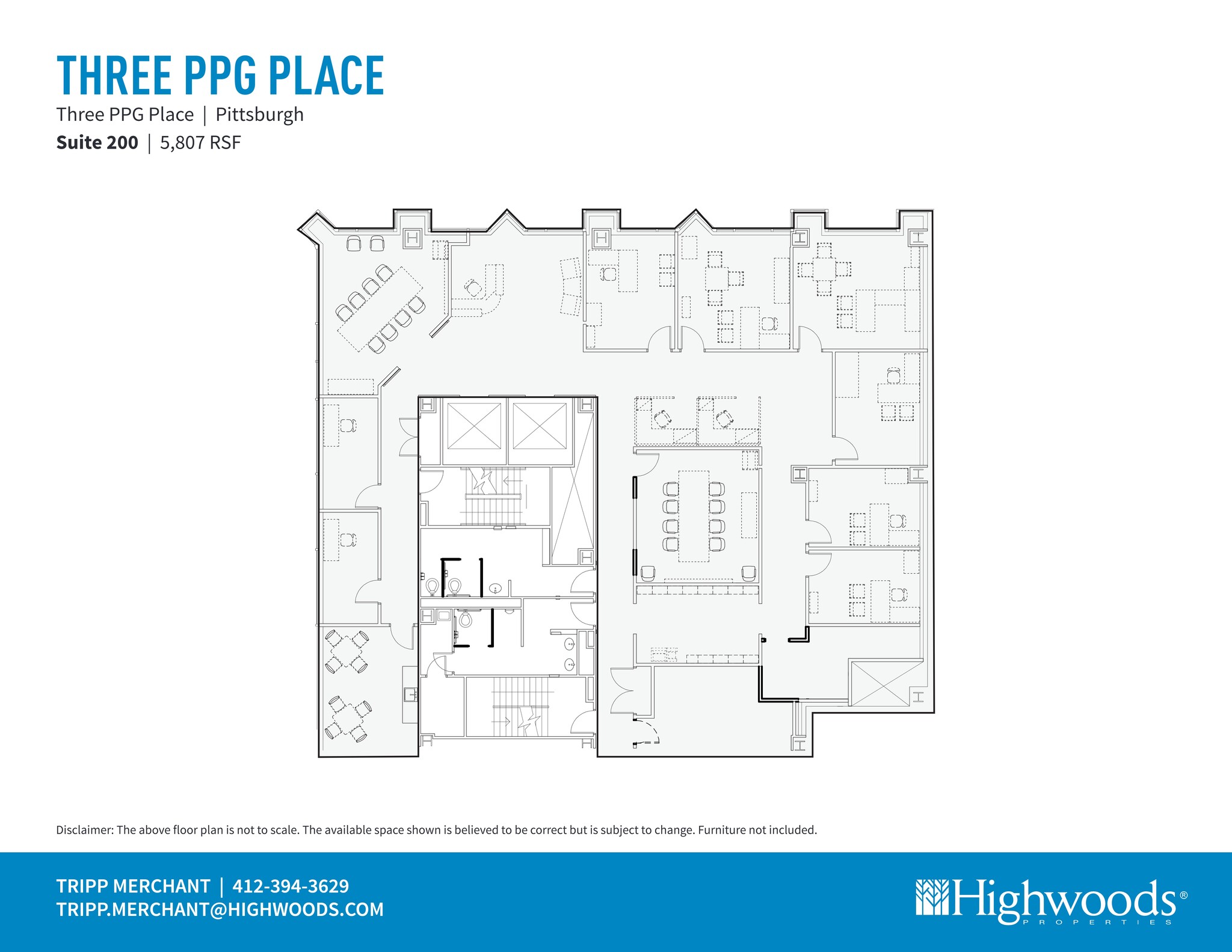 1 PPG Pl, Pittsburgh, PA à louer Plan de site– Image 1 sur 1