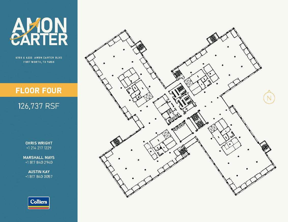 4333 Amon Carter Blvd, Fort Worth, TX à louer Plan d’étage– Image 1 sur 1