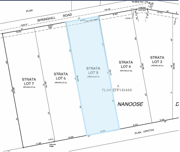 Springhill Rd, Parksville, BC à vendre - Plan cadastral – Image 3 sur 3