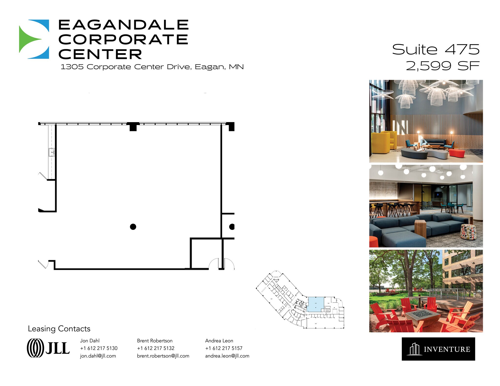 1305 Corporate Center Dr, Eagan, MN à louer Plan d’étage– Image 1 sur 1
