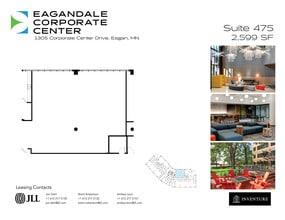 1305 Corporate Center Dr, Eagan, MN à louer Plan d’étage– Image 1 sur 1