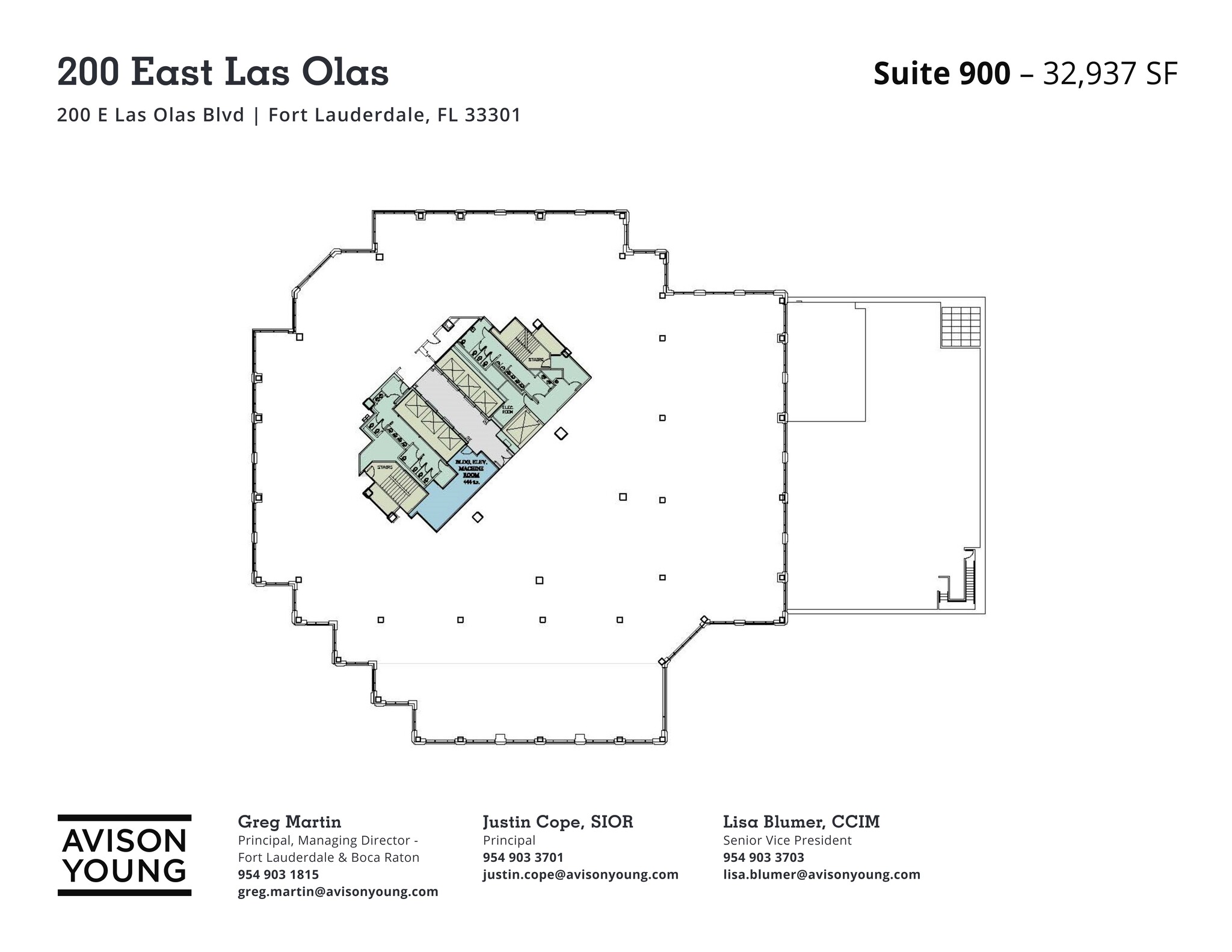 200 E Las Olas Blvd, Fort Lauderdale, FL à louer Plan de site– Image 1 sur 1