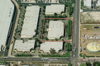 14042 Central Ave, Chino, CA - Vue aérienne vue de carte