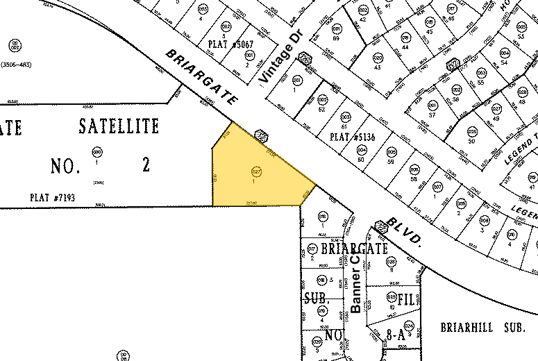 2395 Briargate Blvd, Colorado Springs, CO à vendre - Plan cadastral – Image 2 sur 2