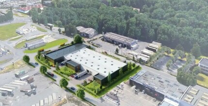 Lesquin - VUE AÉRIENNE vue de carte