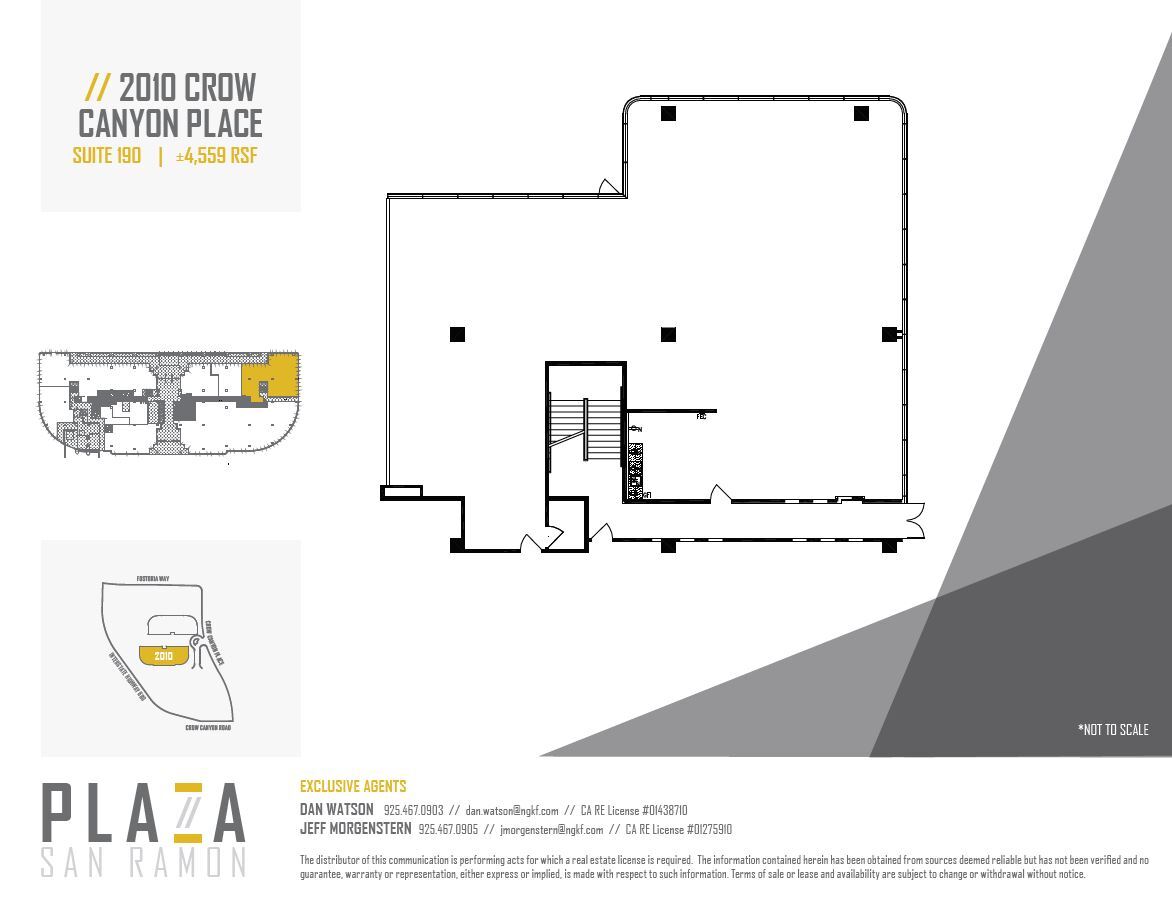 2010 Crow Canyon Pl, San Ramon, CA à louer Plan d’étage– Image 1 sur 1