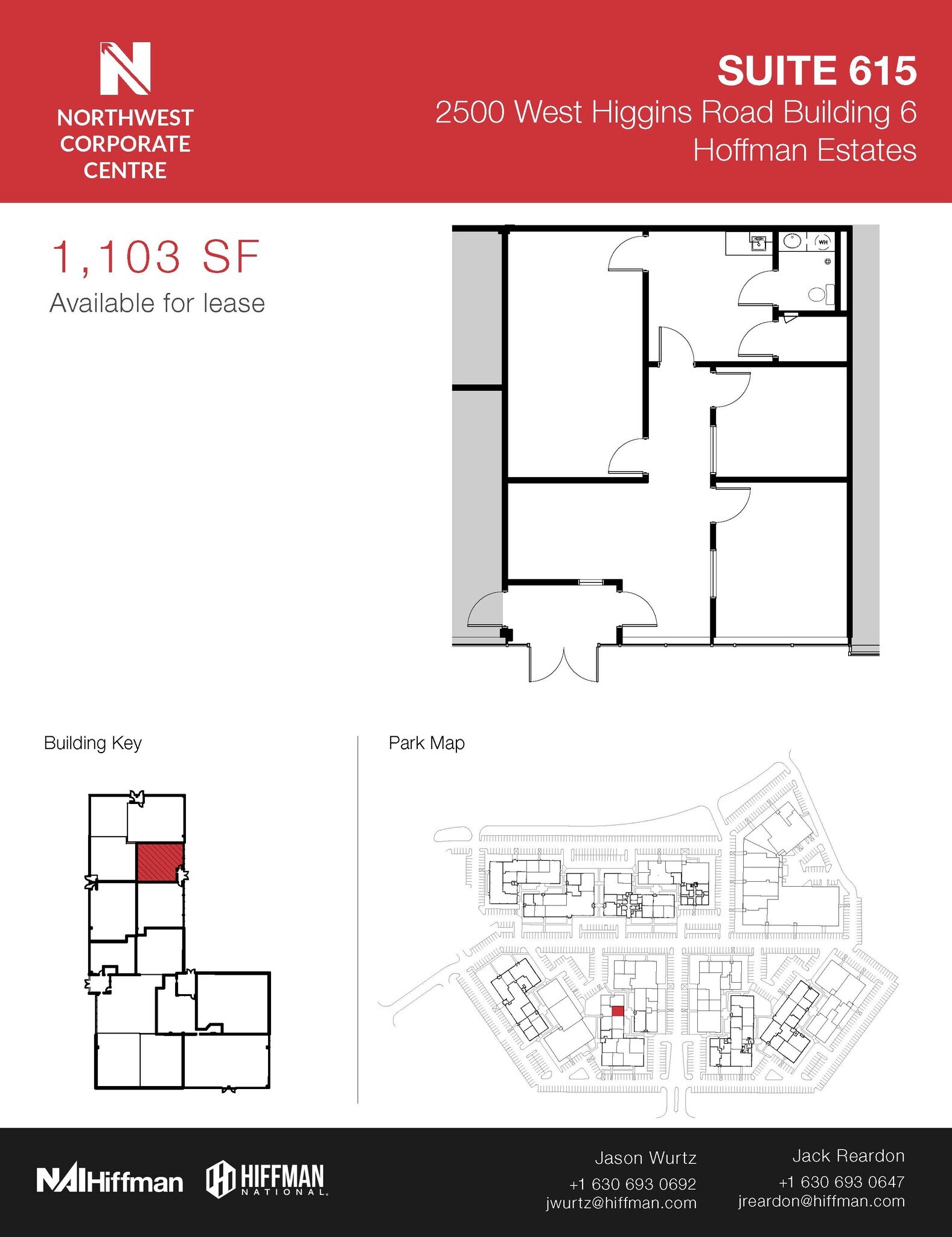 2500 W Higgins Rd, Hoffman Estates, IL à louer Plan d’étage– Image 1 sur 1