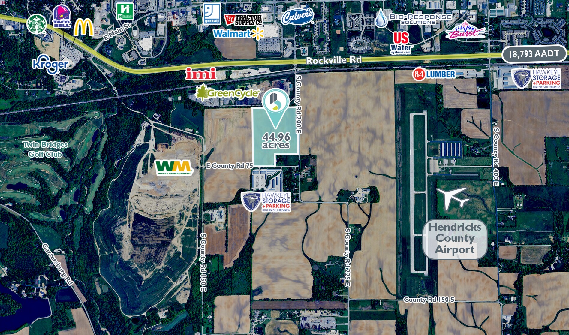 0 S County Rd 200 E rd, Danville, IN à vendre Photo principale– Image 1 sur 2