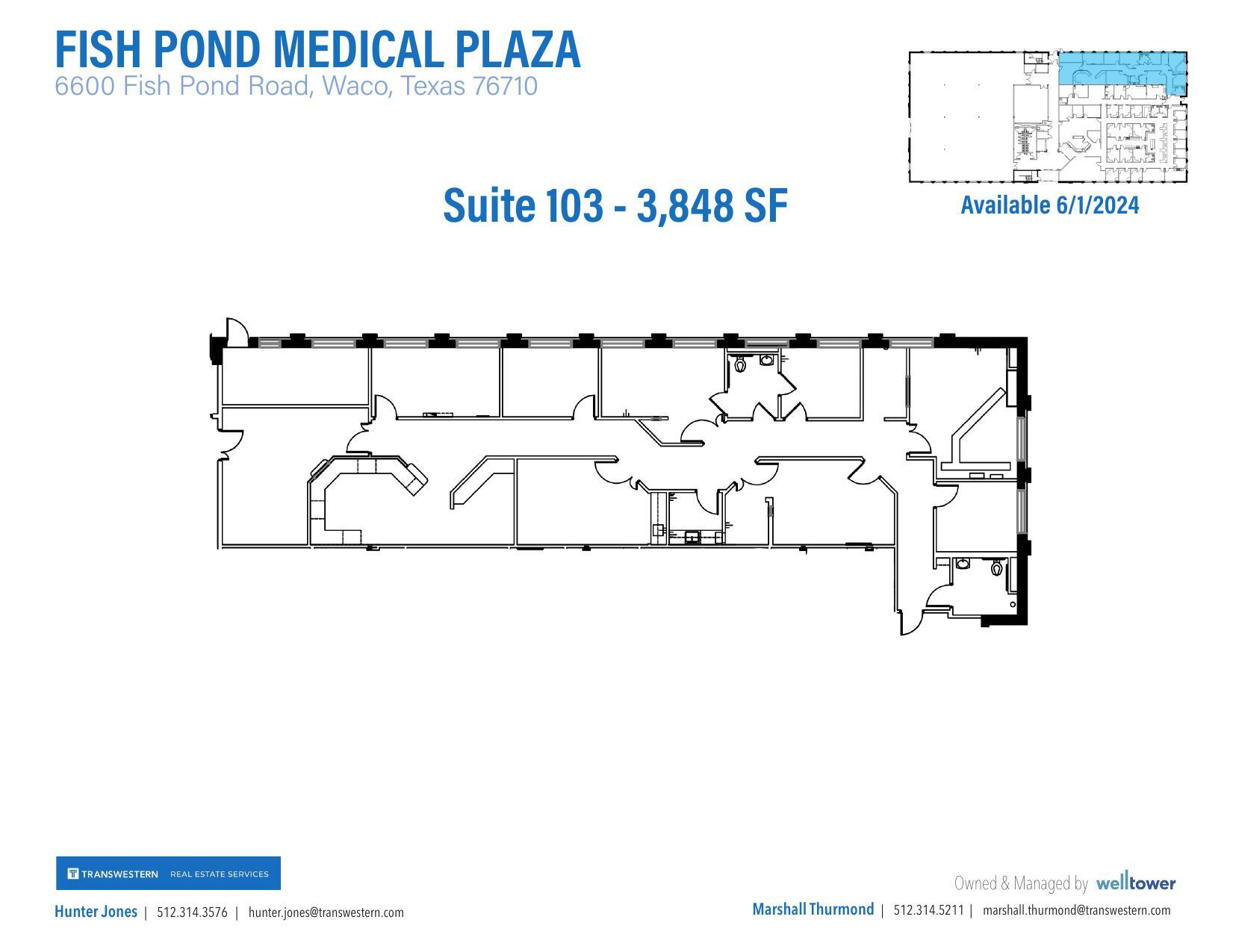 6600 Fish Pond Rd, Waco, TX à louer Plan d’étage– Image 1 sur 1