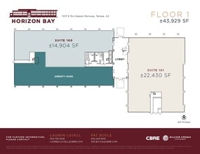 1337 E Rio Salado Parkway, Tempe, AZ à louer Plan d’étage– Image 1 sur 1