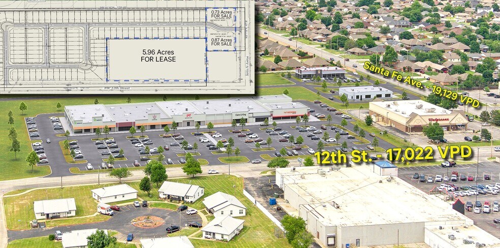 NW 12th St & Santa Fe Ave, Moore, OK à vendre - Photo de l’immeuble – Image 2 sur 2