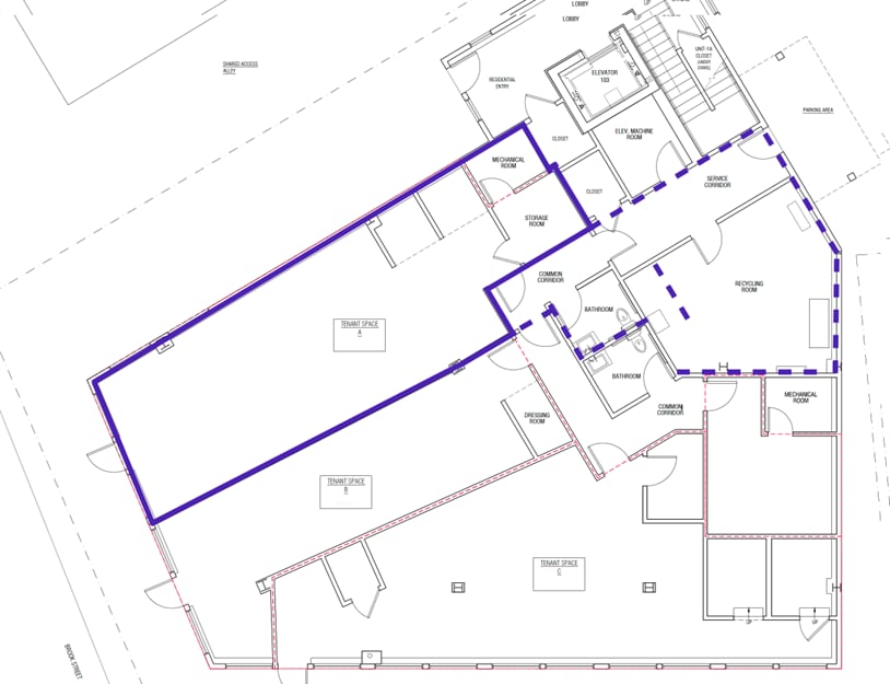 1 Brook St, Cohasset, MA à louer Plan d’étage– Image 1 sur 1