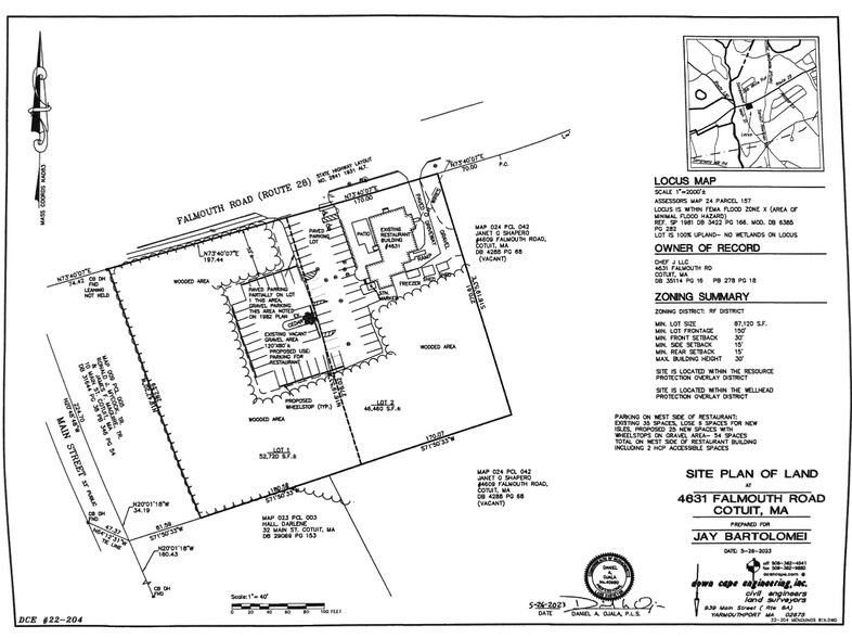 4631 Falmouth Rd, Cotuit, MA à vendre - Plan de site – Image 2 sur 50