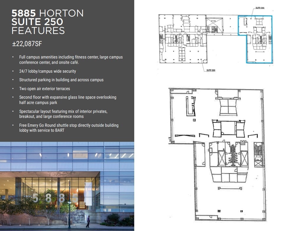5885 Hollis St, Emeryville, CA à louer Plan d’étage– Image 1 sur 1