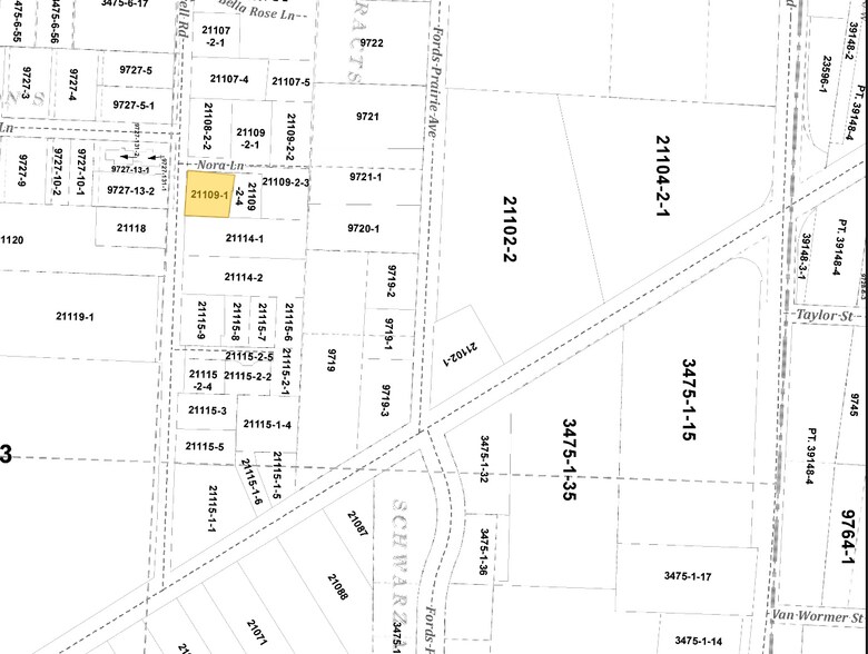 1414 Nora Ln, Centralia, WA à vendre - Plan cadastral – Image 1 sur 1