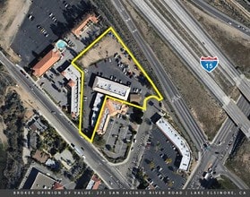 271-293 San Jacinto River Rd, Lake Elsinore, CA - VUE AÉRIENNE  vue de carte