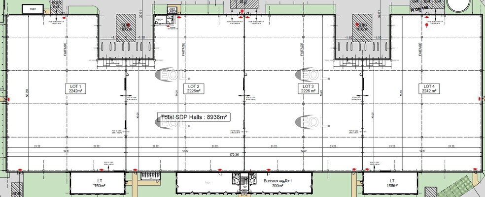 Industriel/Logistique dans Louvres à louer - Plan d’étage – Image 3 sur 4