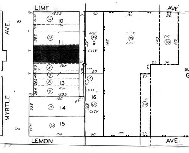 139 E Lemon Ave, Monrovia, CA à vendre - Plan cadastral – Image 2 sur 12