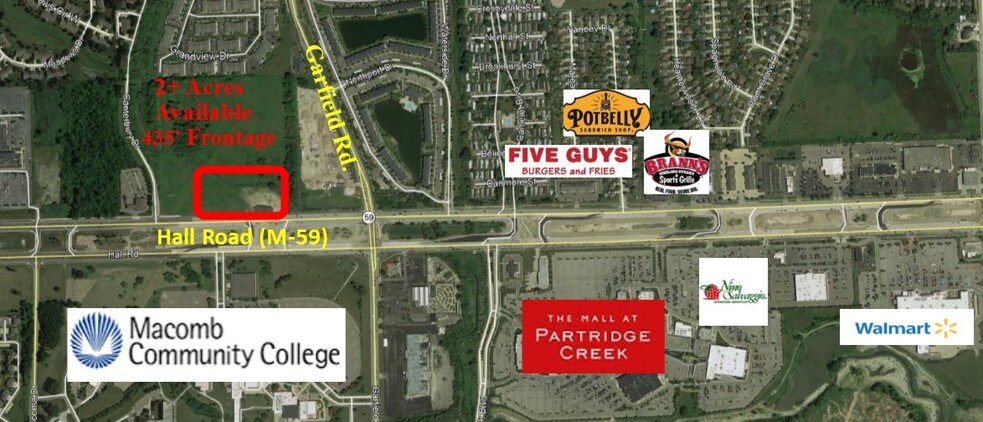 16501 Hall Rd, Macomb Township, MI à louer - Photo de l’immeuble – Image 1 sur 2