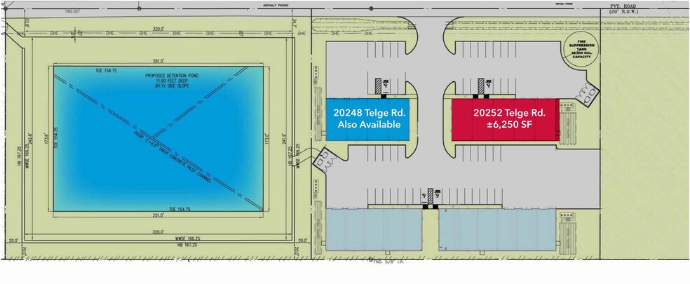 20252 Telge Rd, Tomball, TX à louer - Plan de site – Image 2 sur 3