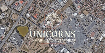 Toulouse - VUE AÉRIENNE  vue de carte