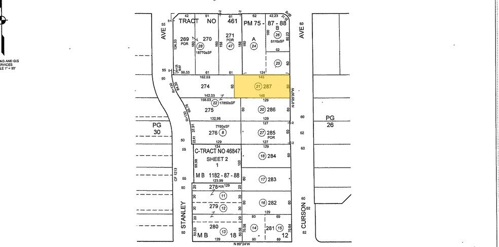 1439 N Curson Ave, Los Angeles, CA à vendre - Plan cadastral – Image 2 sur 10