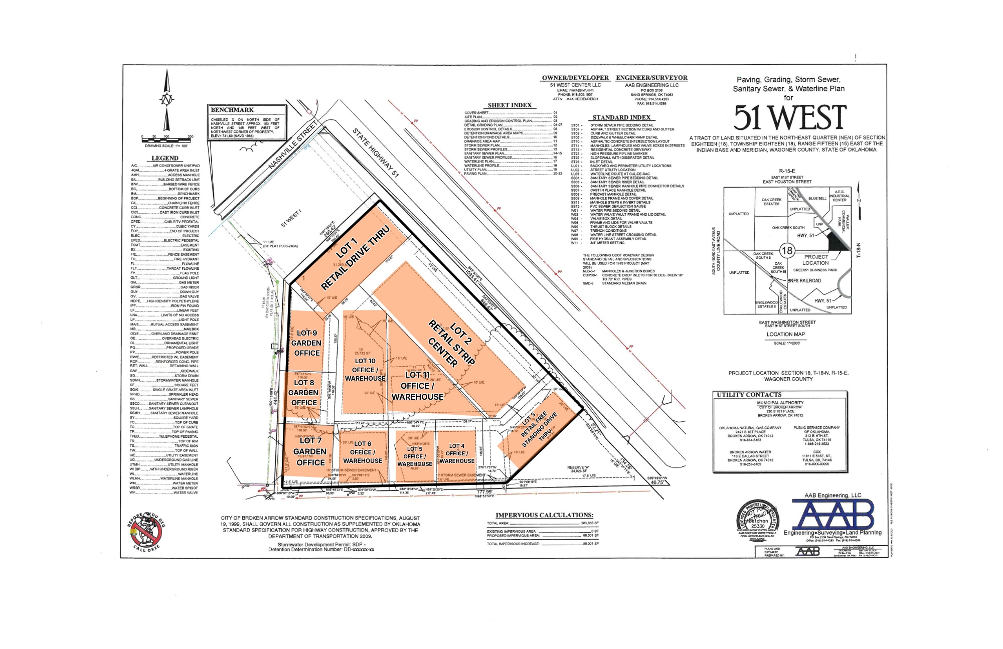 3611 E Nashville St, Broken Arrow, OK à vendre Plan cadastral– Image 1 sur 6