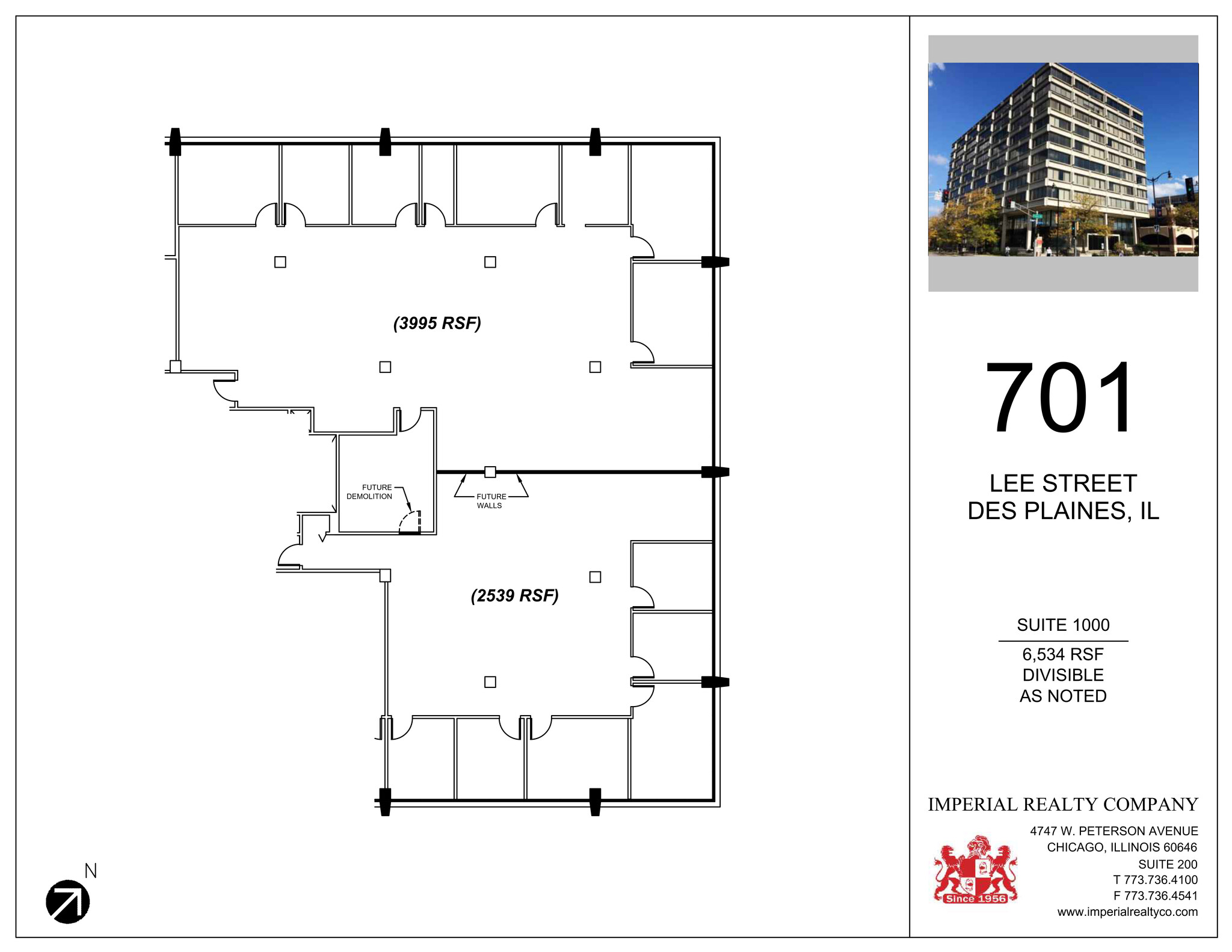 701 Lee St, Des Plaines, IL à louer Plan de site– Image 1 sur 7