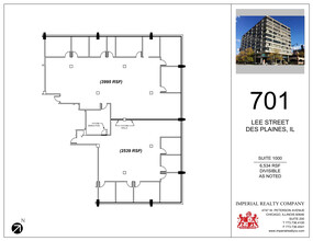 701 Lee St, Des Plaines, IL à louer Plan de site– Image 1 sur 7