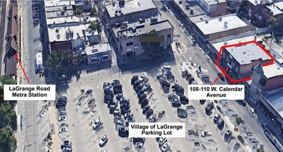 108-110 W Calendar Ave, La Grange, IL à louer Aérien– Image 2 sur 2