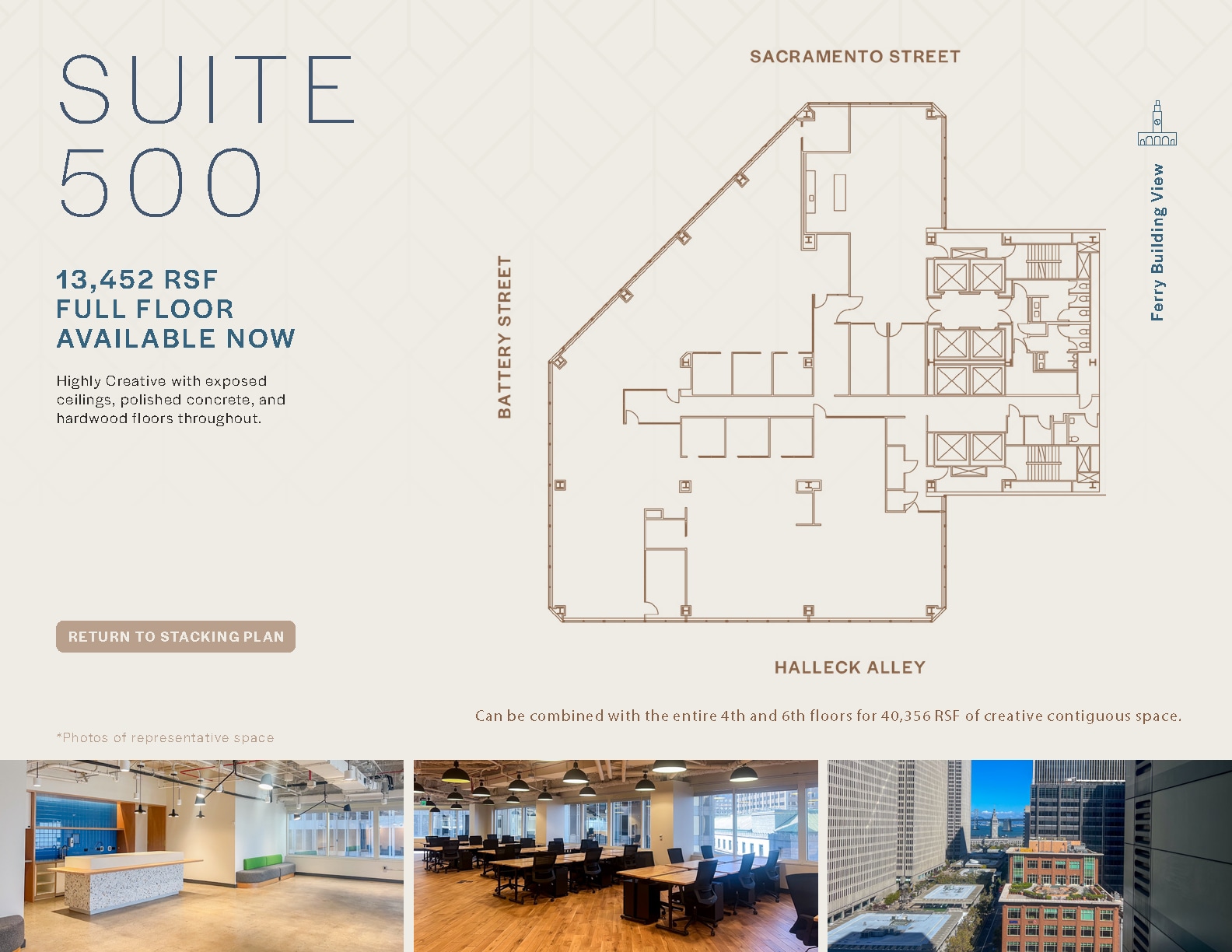 353 Sacramento St, San Francisco, CA à louer Plan d’étage– Image 1 sur 1