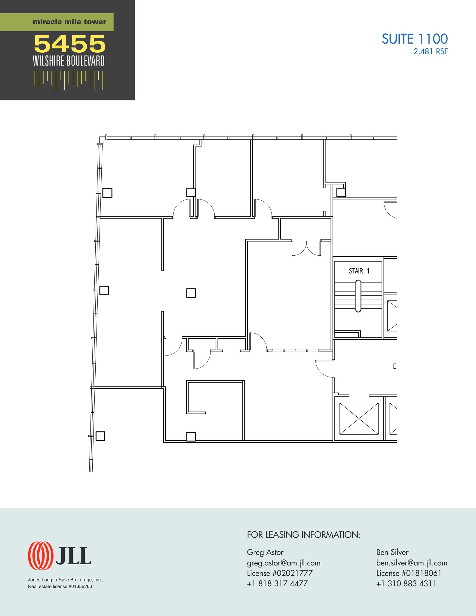 5455 Wilshire Blvd, Los Angeles, CA à louer Plan de site– Image 1 sur 1