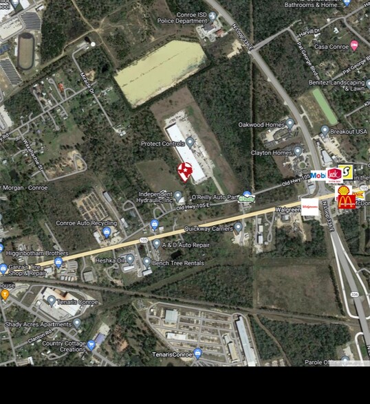 3190 Old Highway 105 E, Conroe, TX à vendre - Aérien – Image 3 sur 3