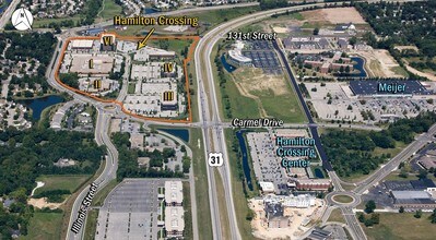 12800 N Meridian St, Carmel, IN - VUE AÉRIENNE vue de carte